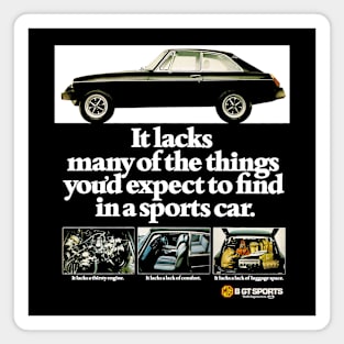 MGB GT - advert Magnet